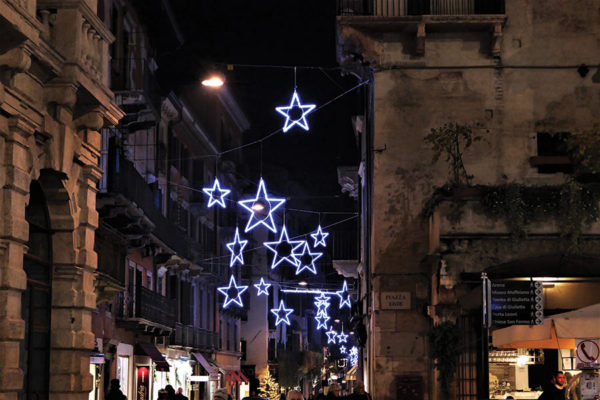 Christmas lights on Corso Porta Bosari