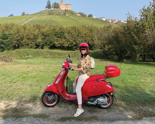 On a Vespa in Le Langhe