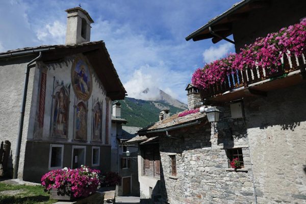 The beautiful town of Cogne 