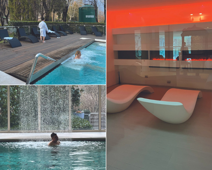 Some of the facilities at Baorio Terme