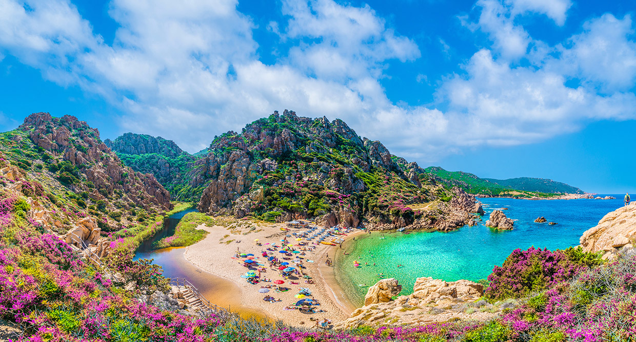 Costa Paradiso Sardinia Italian beach