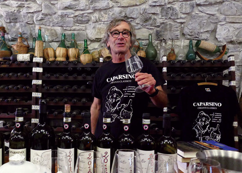 Paolo Cianferoni, wine producer at capersa winery