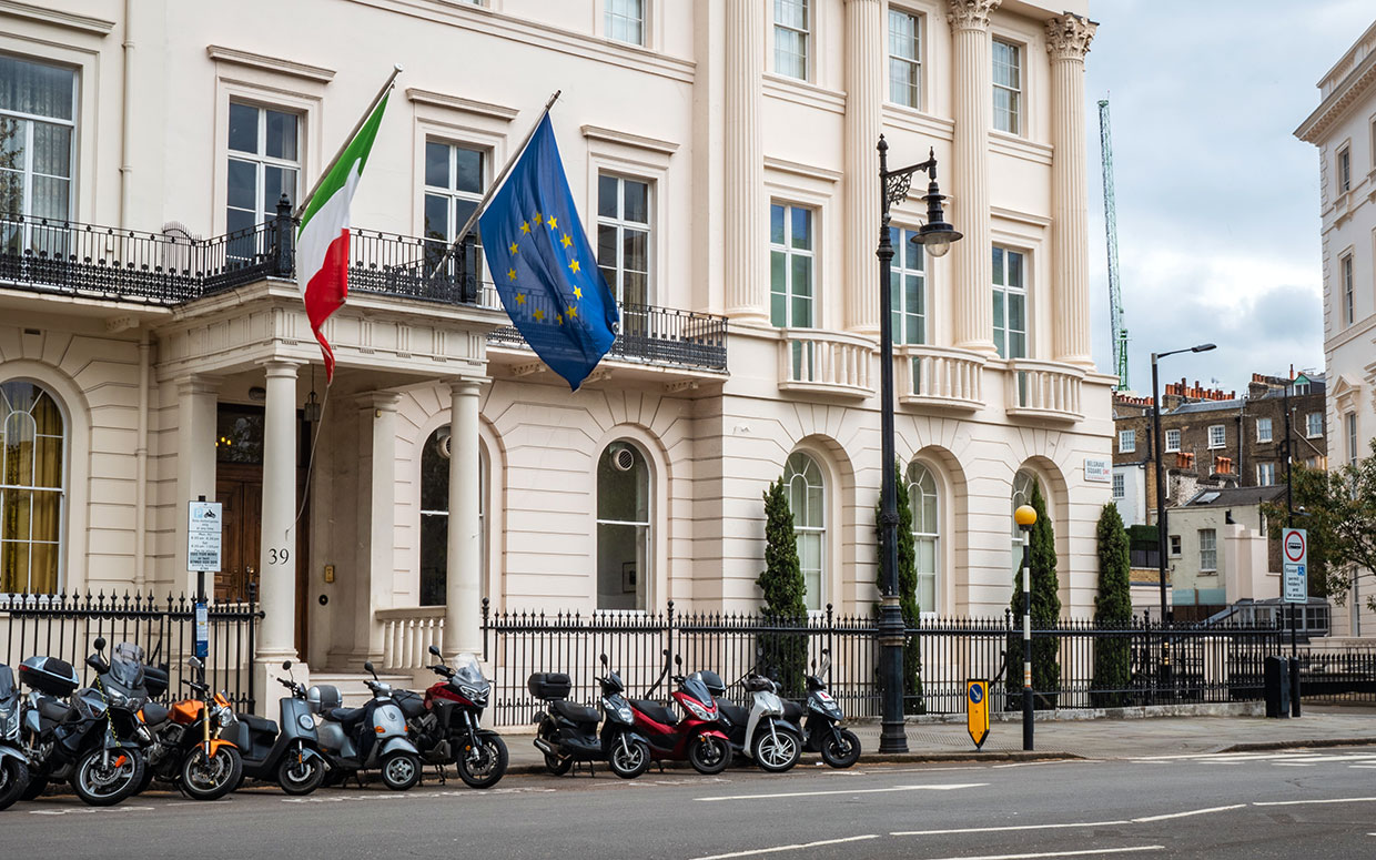 The Italian Cultural Institute in Belgravia, London.