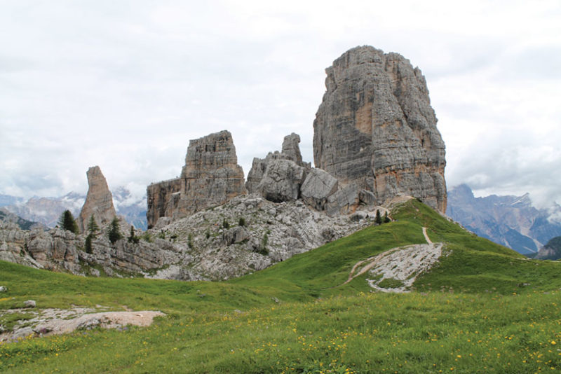 Cinque Torri dolomites