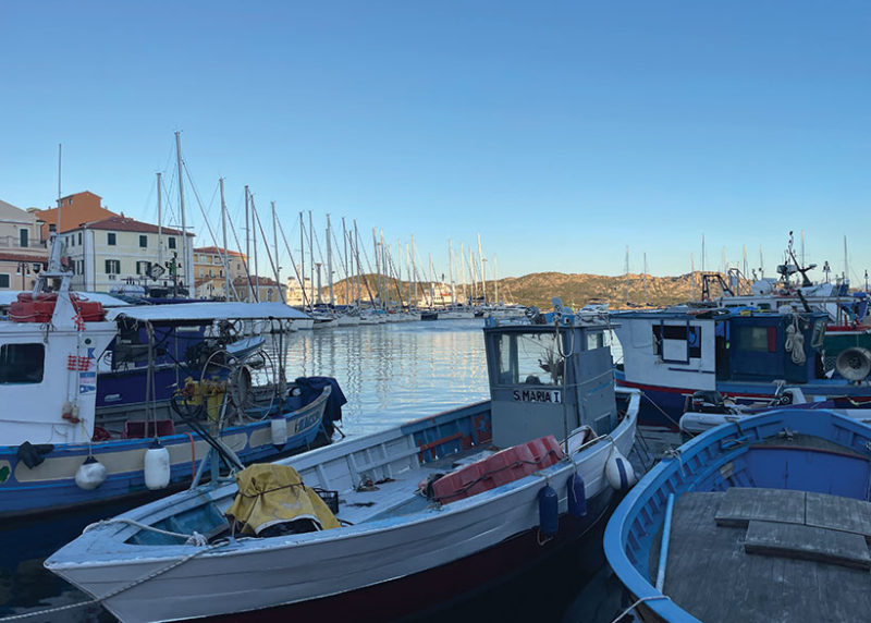 The harbour at La Maddalena